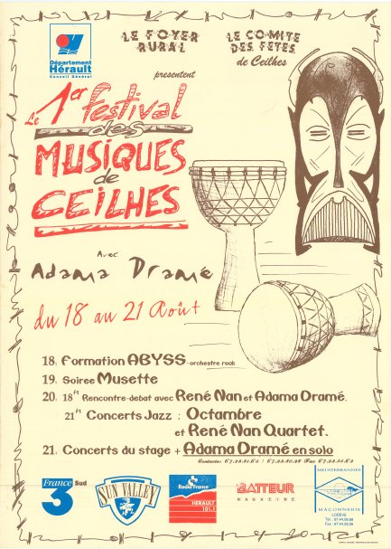 Le 1ier Festival de Musiques de CEILHES-et-Rocozels.