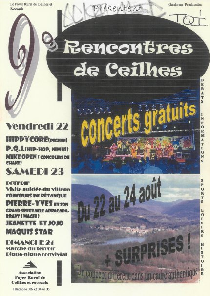 Le 9ime Festival de CEILHES.